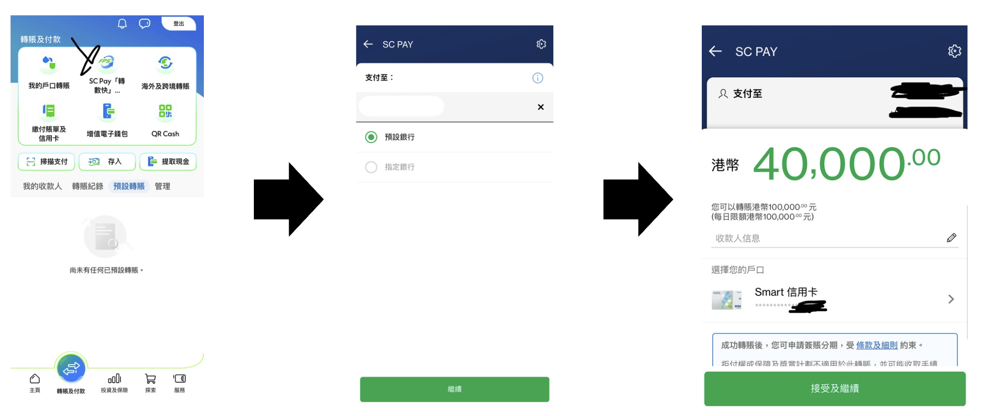 渣打SC pay信用卡FPS免息套現HK$4萬教學2026 - Pandafreedom